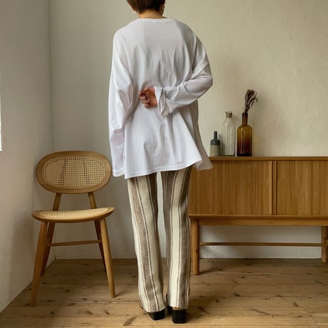 《予約販売》slit over simply tee_nt0817