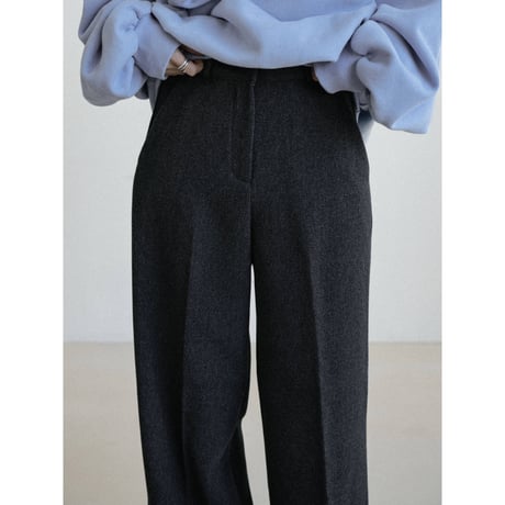 《予約販売》silhouette material pants/2colors_np1199