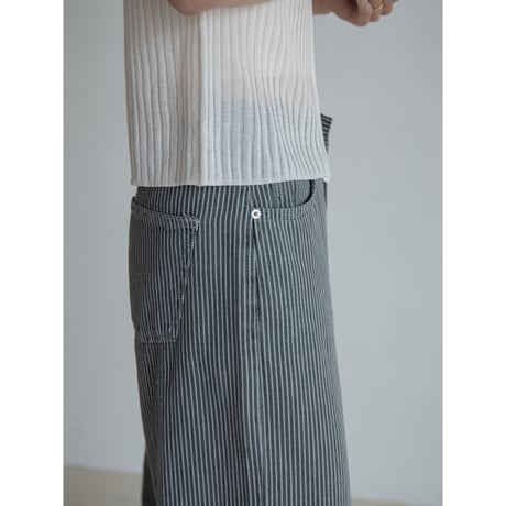 《予約販売》stripe retro jeans_nj0145