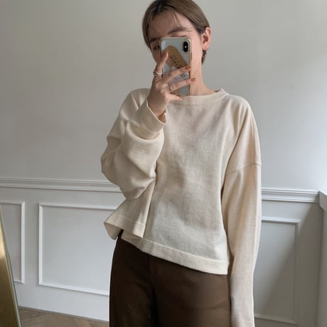 ✳︎予約販売✳︎relaxy knit/2colors_nt0115