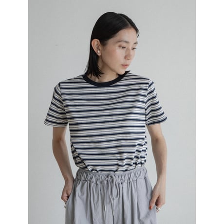 《予約販売》accent color border tee/2colors_nt2310