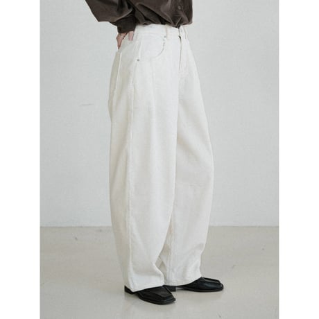 《予約販売》warm corduroy oval pants/3colors_np1186