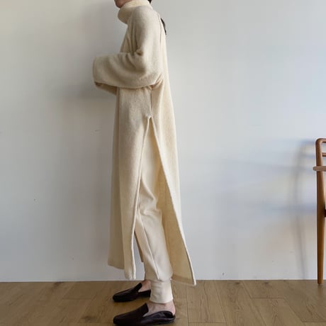 【nokcha original】raglan sleeve warm ops/ivory_nd0131