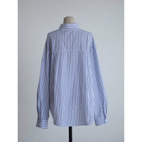 《予約販売》double stripe over shirt/2colors_nb0265
