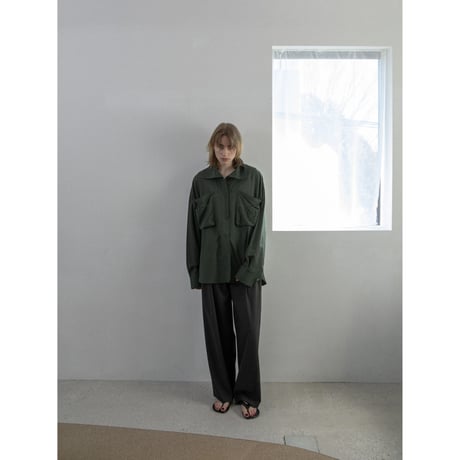 - AUTHENTIC series - emblem shirt/deep green_an0026