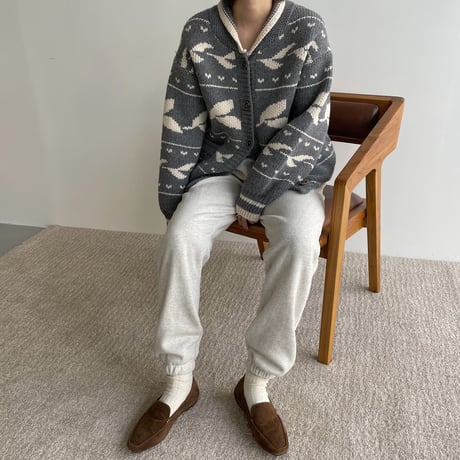 《予約販売》winter knit cardigan/2colors_nt1189