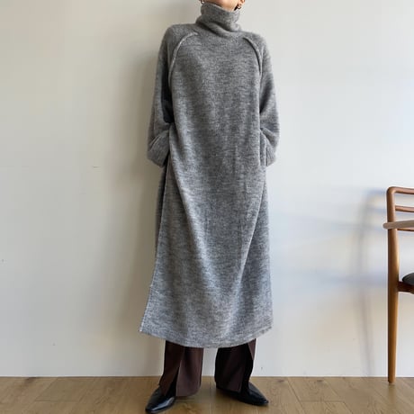 【nokcha original】raglan sleeve warm ops/gray_nd0130