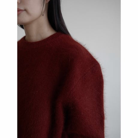 《予約販売》silhouette angora knit pullover/2colors_nt2196