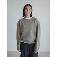 《予約販売》accent mannish knit pullover/2colors_nt2480