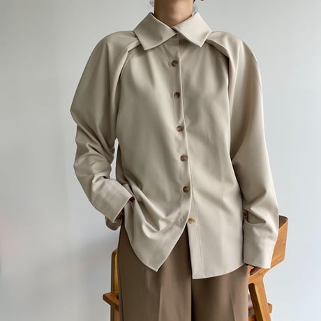 《予約販売》2way mannish blouse/2colors_nt1150