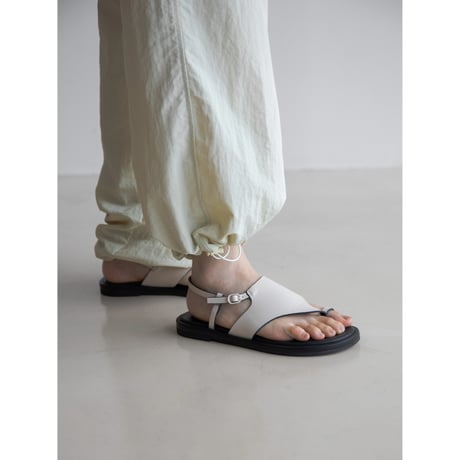 《予約販売》accent mannish thong sandal/2colors_na0646