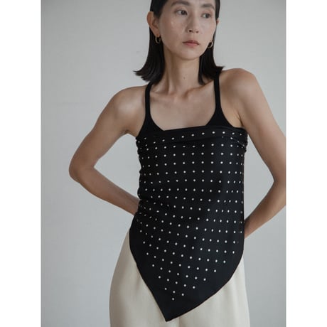 《予約販売》dot pattern mulch scarf/2colors_na0739