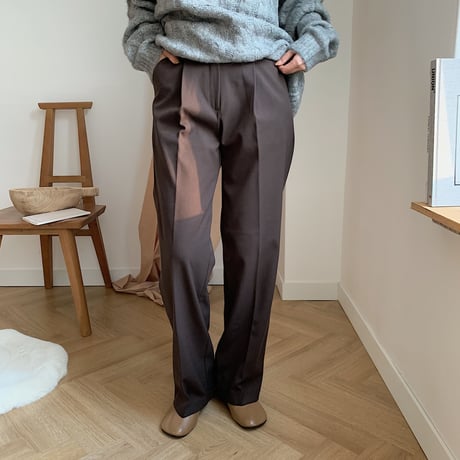 ✳︎予約販売✳︎straight daily pants/2colors_np0085