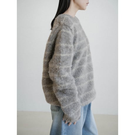 《予約販売》border knit pullover/2colors(unisex)_nt2473