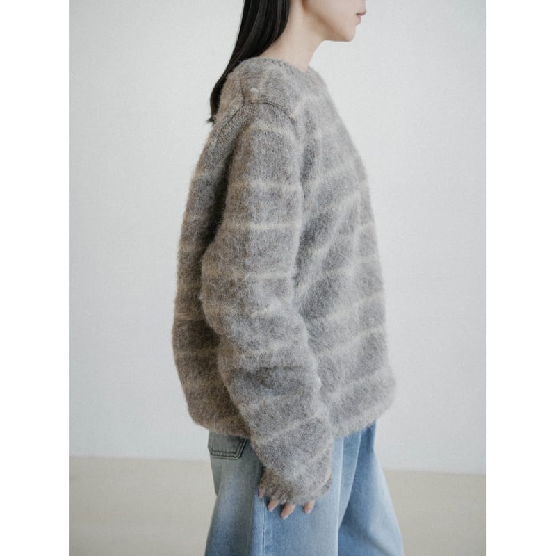 予約販売》border knit pullover/2colors(unisex)_nt24