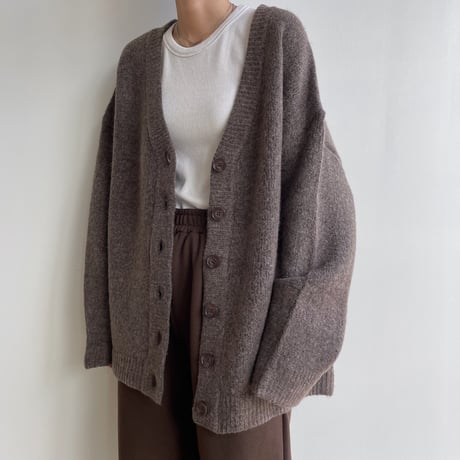 《予約販売》melange knit cardigan/2colors(unisex)_nt1892