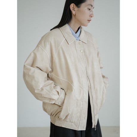 《予約販売》quilting linner fake leather jacket/2colors_no0480