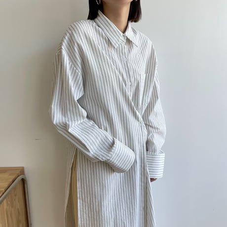 《予約販売》2way slit long shirt/2colors_nt1273