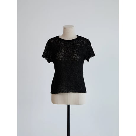 《予約販売》mesh knit minimal tee/2colors_nt2592