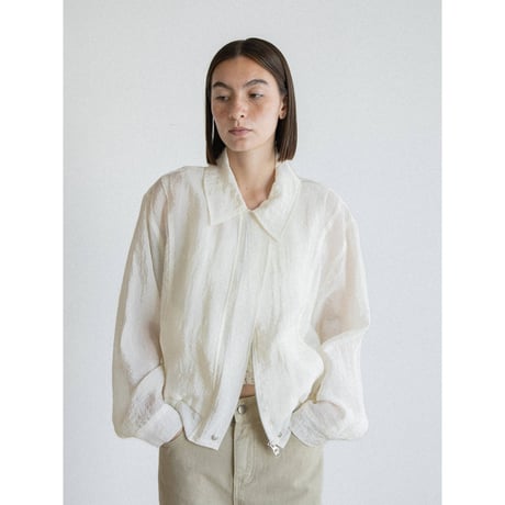 《予約販売》glossy sheer jacket/2colors_no0533
