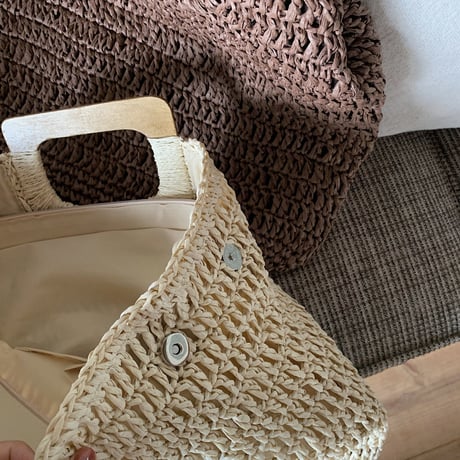《予約販売》straw 2way bag /2colors_na0171