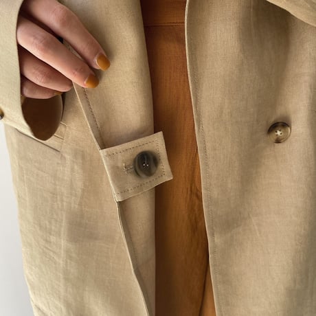 【nokcha original】linen tailored jacket/beige_no0158