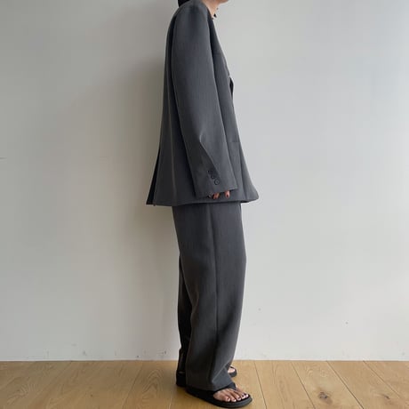 【nokcha original】mannish jacket/melange gray_no0313
