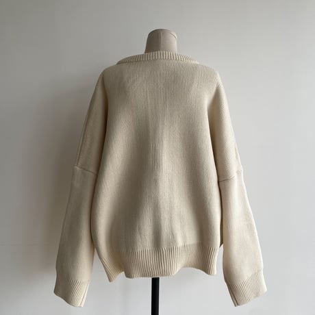 《予約販売》2way over knit cardigan/2colors_nt1464