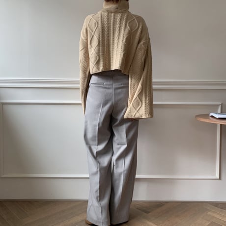 ✳︎予約販売✳︎minmal cable knit/2colors_nt0123