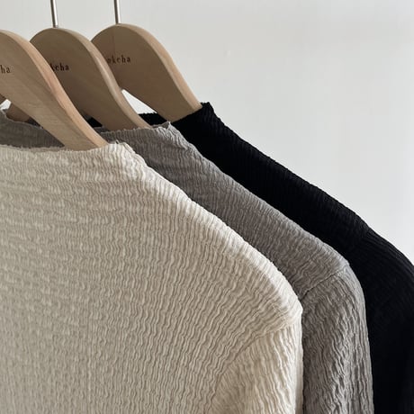 《予約販売》jacquard light tops/3colors_nt1832