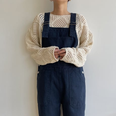 《予約販売》pattern low gauge knit/2colors_nt1614