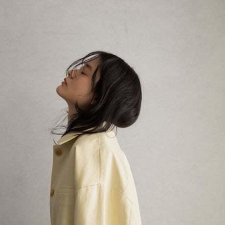 【nokcha original】twill over jacket/light yellow_no0199