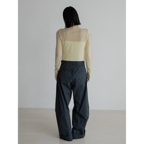 《予約販売》sheer cropped tops/4colors_nt2266