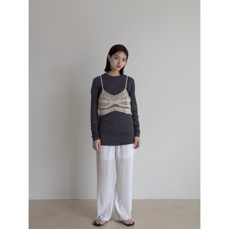 《予約販売》material sheer tops/3colors_nt2067