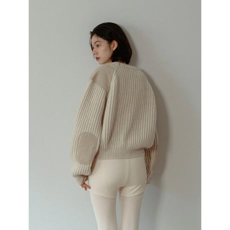 【 5th RESTOCK IVORY 2月3日順次発送】- AUTHENTIC series - vintage like accent knit/3olors_an0048