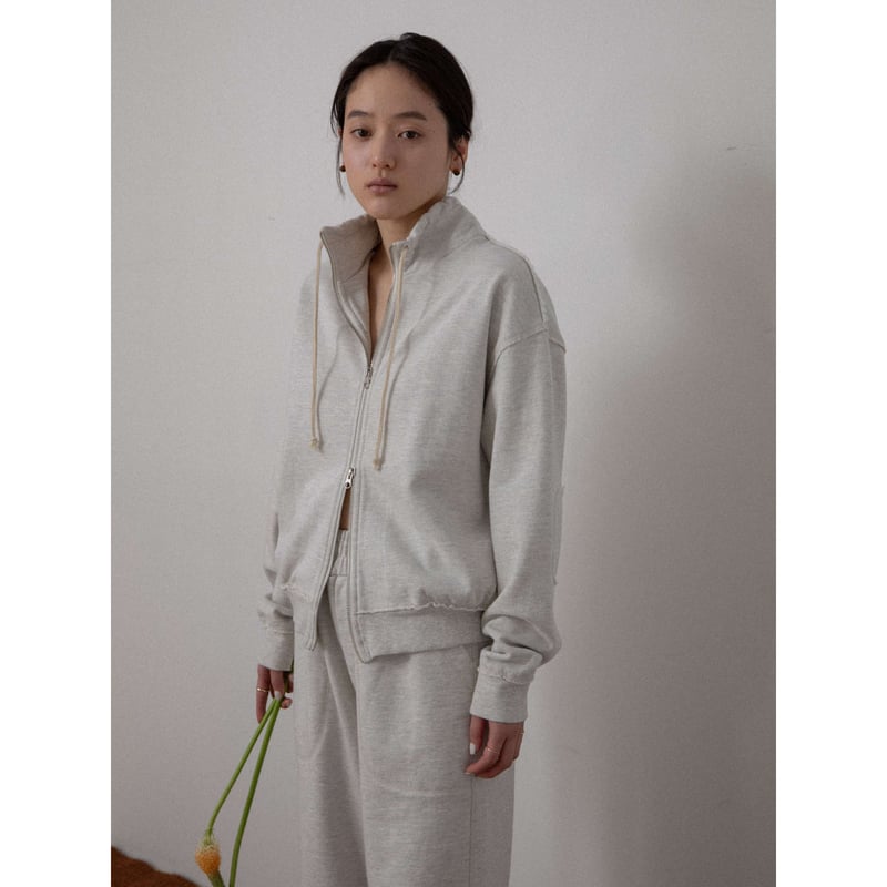 トップス vintage like sweat zip up tops NOKCHA original】vintage like sweat zip up tops