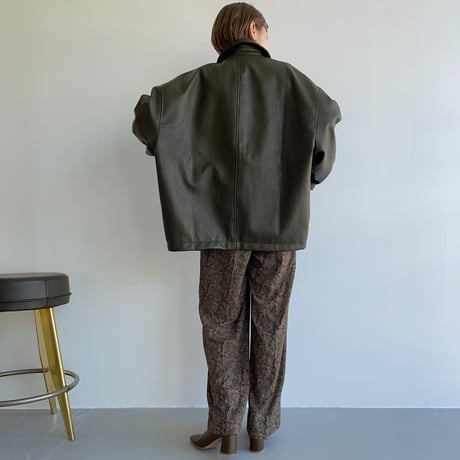 【nokcha original】pattern silhouette pants/2colors_np0450