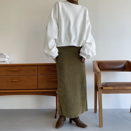 《予約販売》velvet long skirt/2colors_ns0062