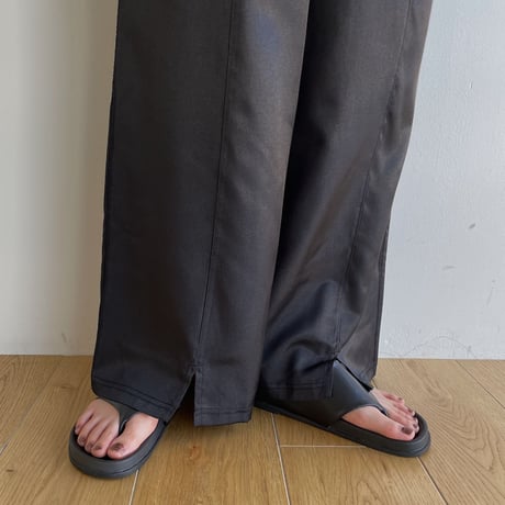 《予約販売》quality satin pants/2colors_np0789