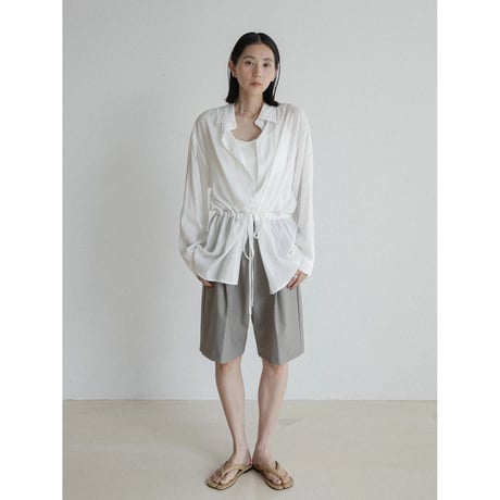 《予約販売》string sheer shirt/2colors_nb0304