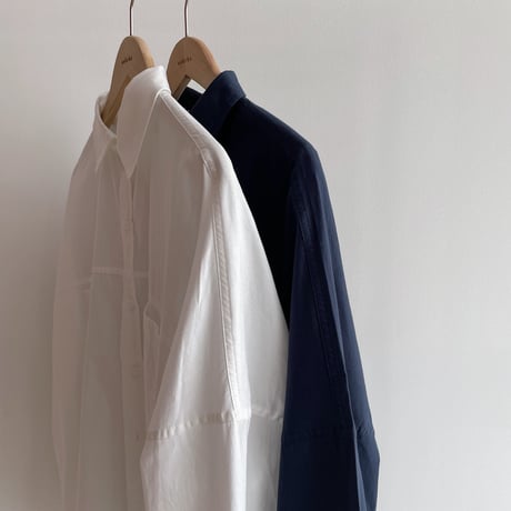 《予約販売》over cotton shirt/2colors_nb0218