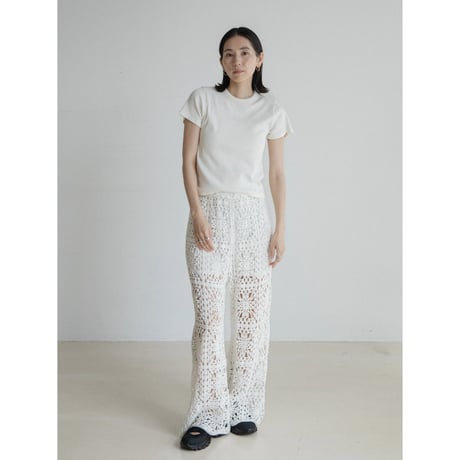 《予約販売》crochet knit pants_np1123