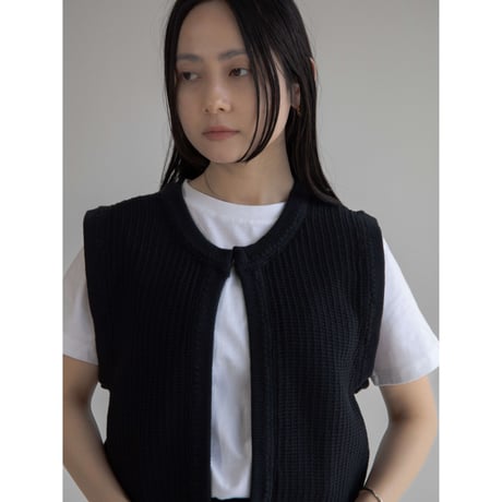 《予約販売》jacquard knit vest/2colors_nt2038