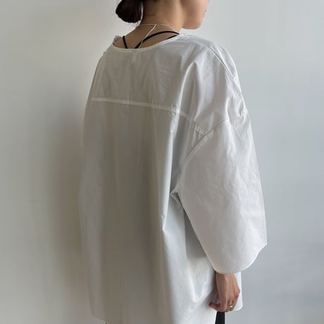 《予約販売》 round mannish shirt/2colors_nb0151