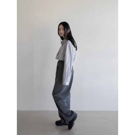 《予約販売》double stripe soft shirt/2colors_nb0231