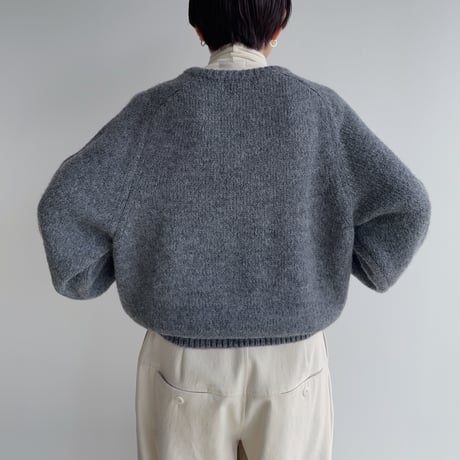 《予約販売》v neck rich knit/2colors_nt1924
