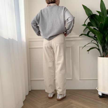 ✳︎予約販売✳︎point white jeans_np0005