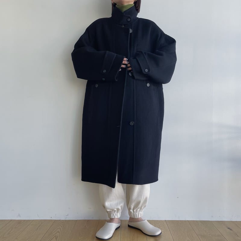 nokcha original】HAND MADE oval coat/navy_no030