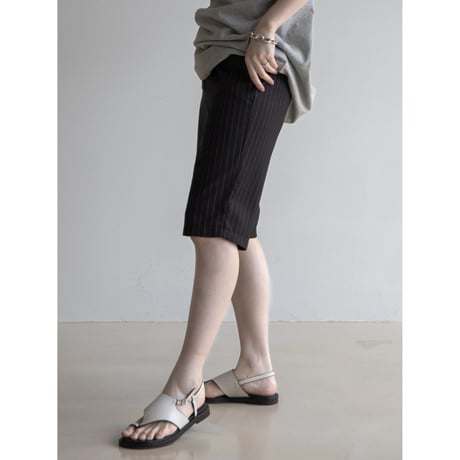 《予約販売》stripe mannish half pants/2colors_np1008