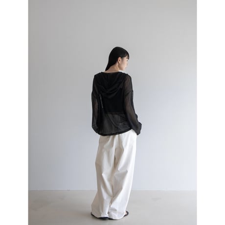 《予約販売》sheer over hoodie/2colors_no0389